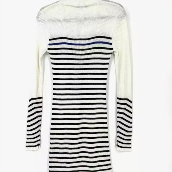 Rag & Bone Dress Kate Striped Turtleneck Sweater Size M - Picture 4 of 9